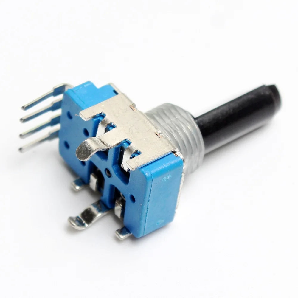 10K Rotary Potentiometer – 4-Pin, Top Adjustment, D-Shaft, Linear B Type