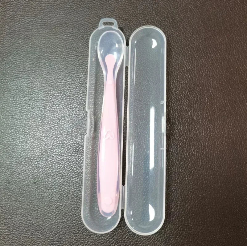 Silicone Baby Spoon and Fork Set – Safe, Latex-Free Flatware for Babies and Kids