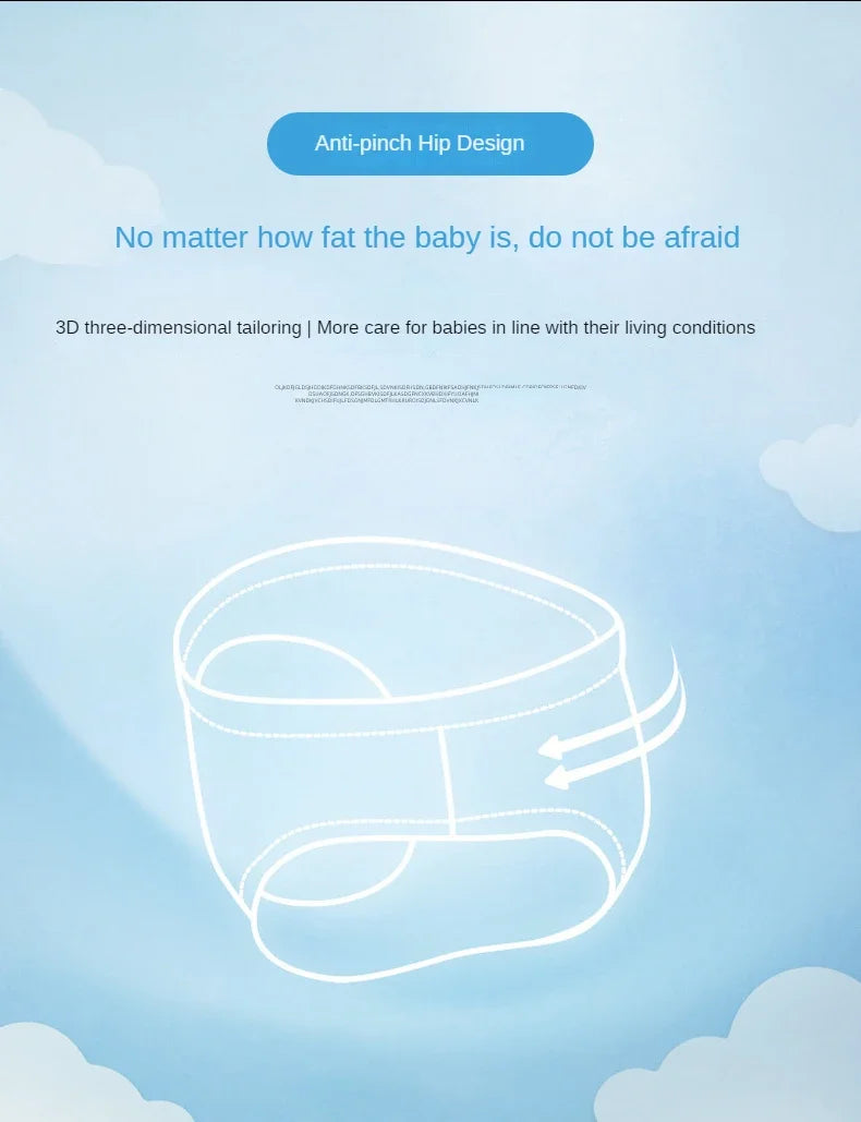 Cotton Baby Diapers – Breathable and Absorbent Nappies for 1 to 3 Years