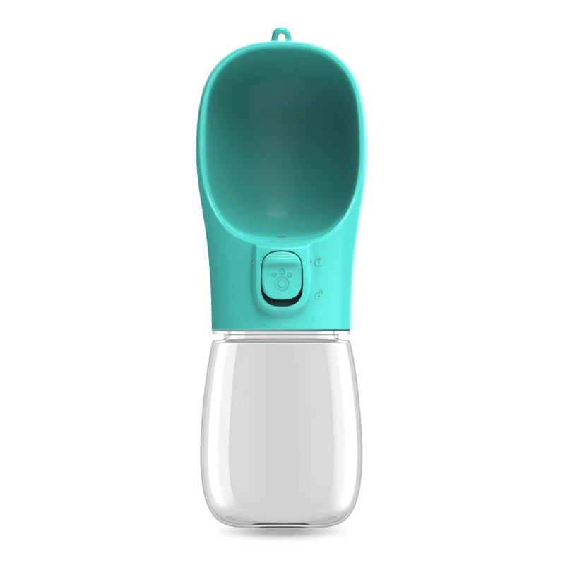 Portable Dog Water Bottle – Eco-Friendly PC Plastic Pet Water Dispenser with Lanyard – 300ml, 350ml, 550ml