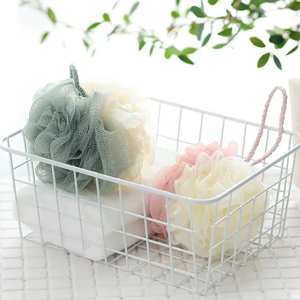 PE Bath Sponge Ball – Soft Bathing Accessory – 12 × 12 cm