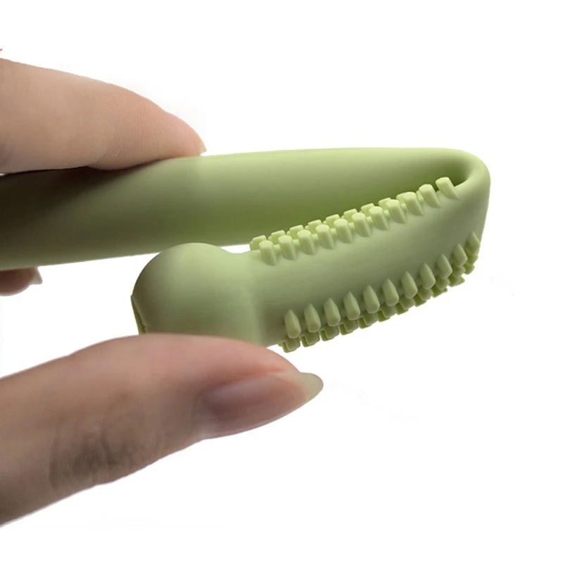 Silicone Baby Teether – Soft, Latex-Free Teething Aid for 0-6 Months