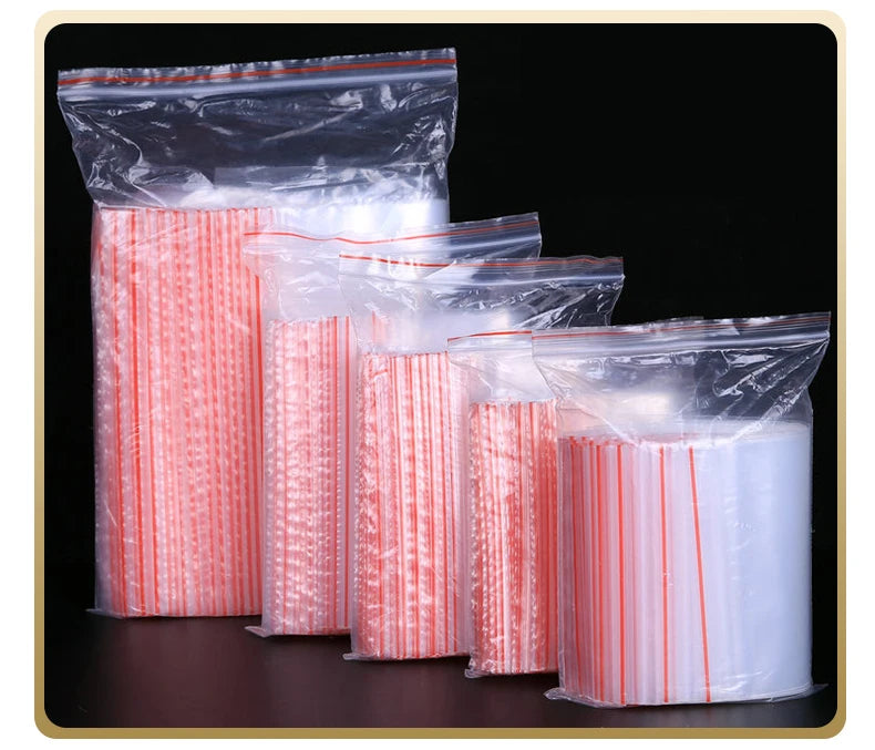 200ml Reusable Plastic Food Storage Bags – Square, Foldable, Eco-Friendly