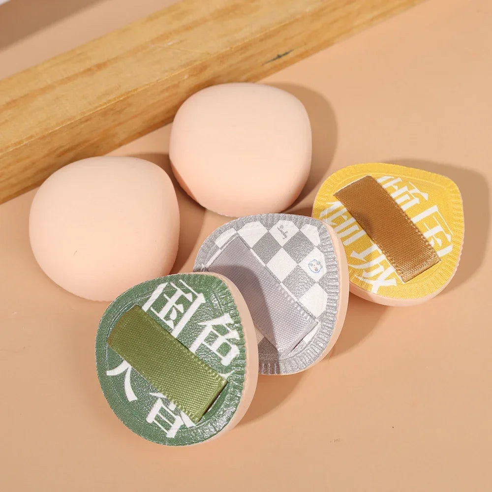 Mini Finger Makeup Sponge Puff – Natural Teardrop Cosmetic Puff – 5 or 10 PCS Set