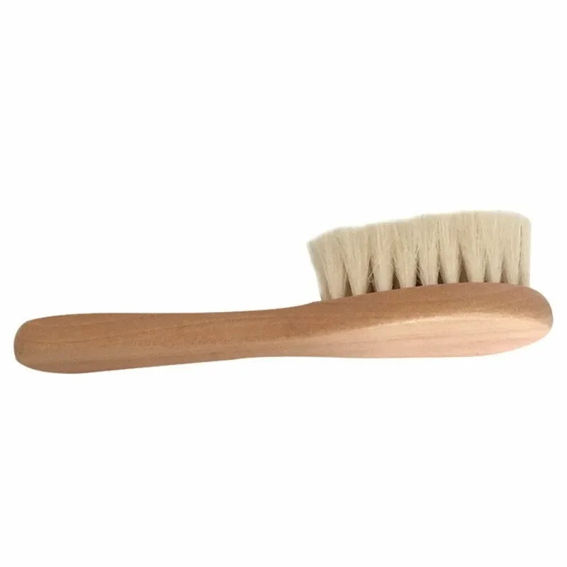 Soft Wool and Nylon Baby Comb – Gentle Hair Brush for Babies and Kids