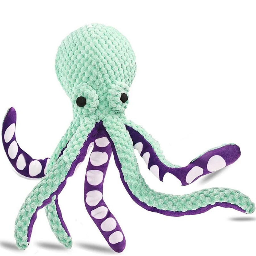 Plush Squeaky Dog Toy with Built-in Sounder – Soft Fleece Chew Toy, 11 × 8.5 × 32 cm