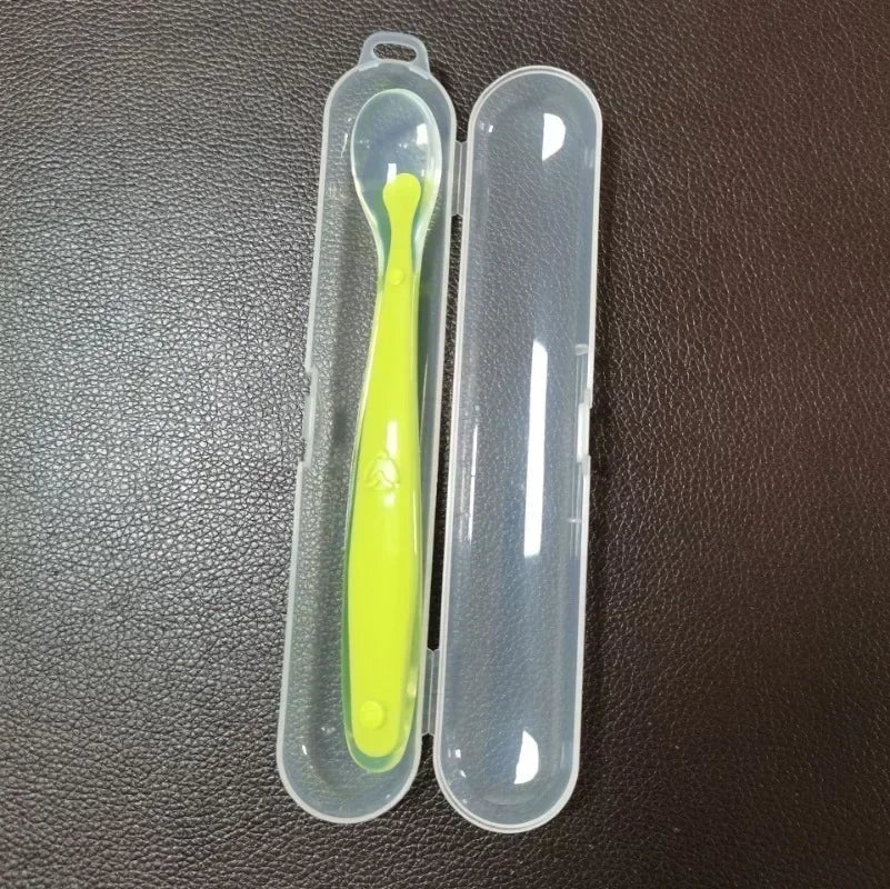 Silicone Baby Spoon and Fork Set – Safe, Latex-Free Flatware for Babies and Kids