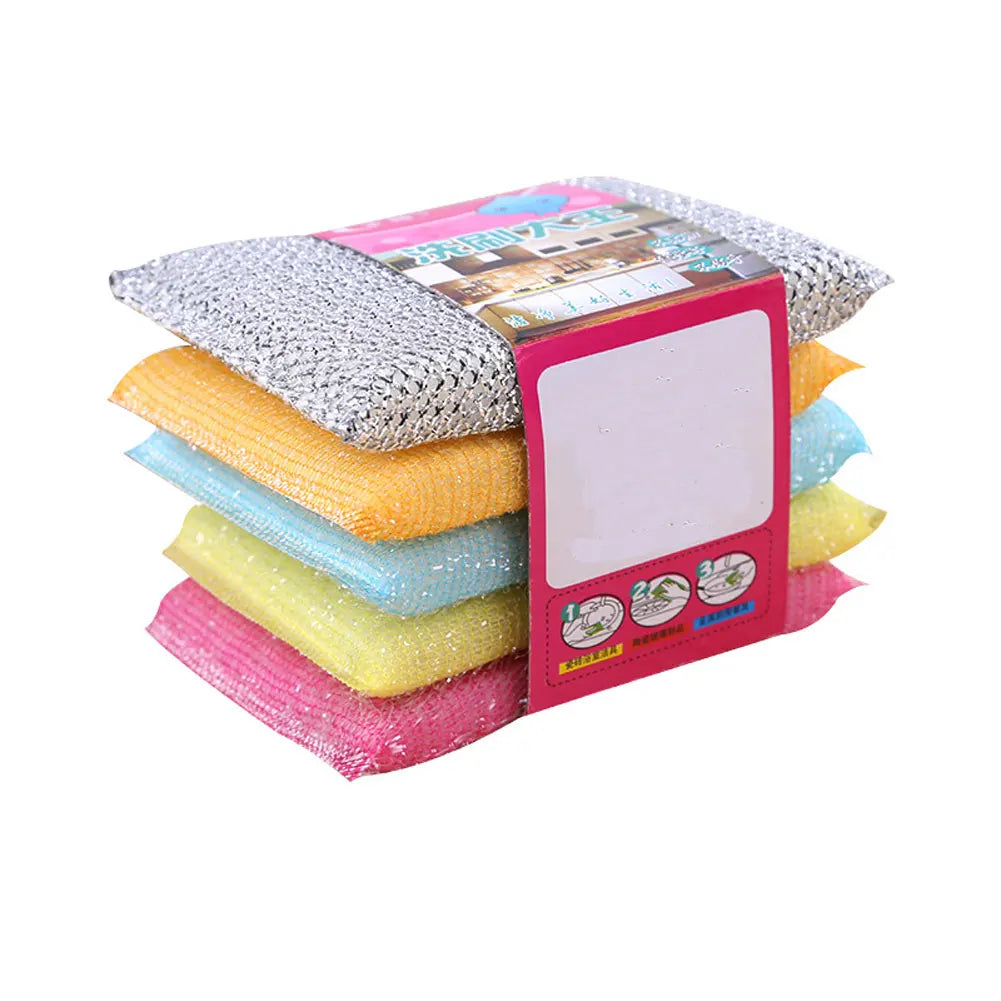 Non-Scratch Kitchen Sponge Scouring Pad – Lightweight, Reusable, 20g
