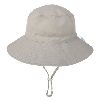 Kids Sun Hat – Adjustable Chin Strap Bucket Hat with UPF50+ UV Protection – For Ages 0-8