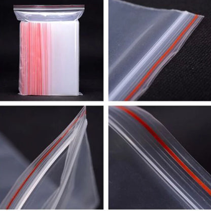 200ml Reusable Plastic Food Storage Bags – Square, Foldable, Eco-Friendly