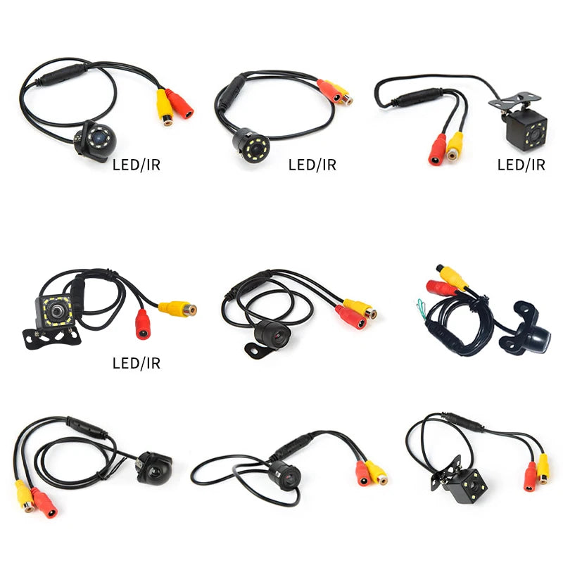 Car Rear View Backup Camera with Guiding Line – Waterproof IP67, 648×480 Resolution