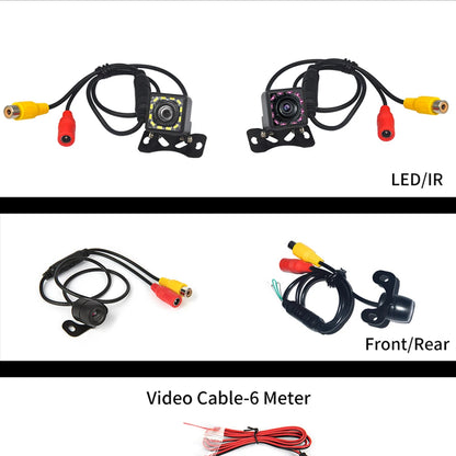 Car Rear View Backup Camera with Guiding Line – Waterproof IP67, 648×480 Resolution