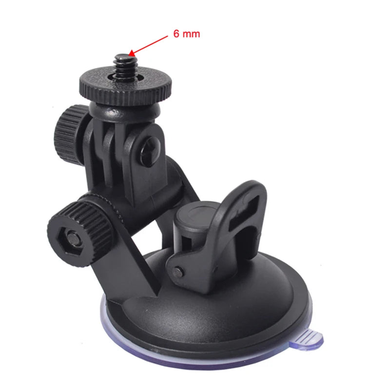 Universal Car Suction Cup Mount Tripod Holder for Dash Cameras and Action Cameras