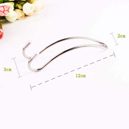 Stainless Steel Car Seat Back Hook – Multi-Function Storage Holder, Silver