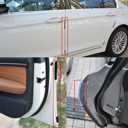 Universal Anti-Scratch Car Door Edge and Bumper Protector Set – Black or Transparent