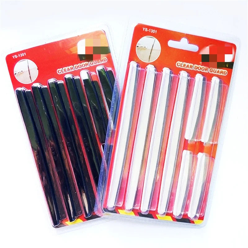 Universal Anti-Scratch Car Door Edge and Bumper Protector Set – Black or Transparent