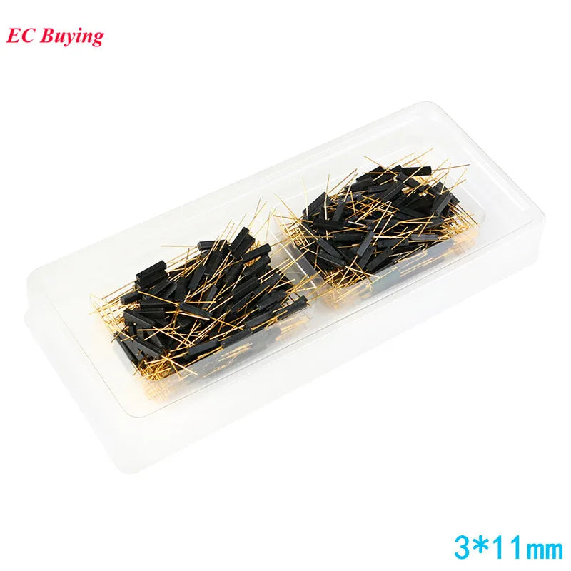 3x11mm Magnetic Reed Switch – Normally Open, NO Contact Sensor for DIY & Electronics Projects