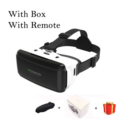 Virtual Reality Headset with Wireless Bluetooth Controller – 3D VR Glasses for Smartphones (4.7–6.1")