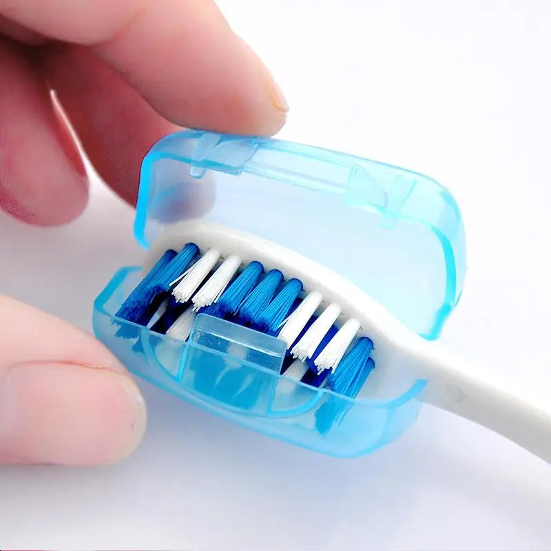 Toothbrush Head Covers – 5-Piece Set, Travel-Friendly, Food-Grade Plastic