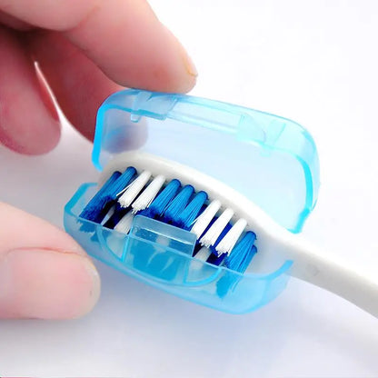 Toothbrush Head Covers – 5-Piece Set, Travel-Friendly, Food-Grade Plastic