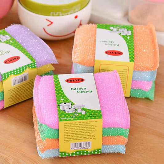 Non-Scratch Kitchen Sponge Scouring Pad – Lightweight, Reusable, 20g