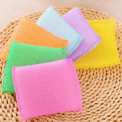 Non-Scratch Kitchen Sponge Scouring Pad – Lightweight, Reusable, 20g