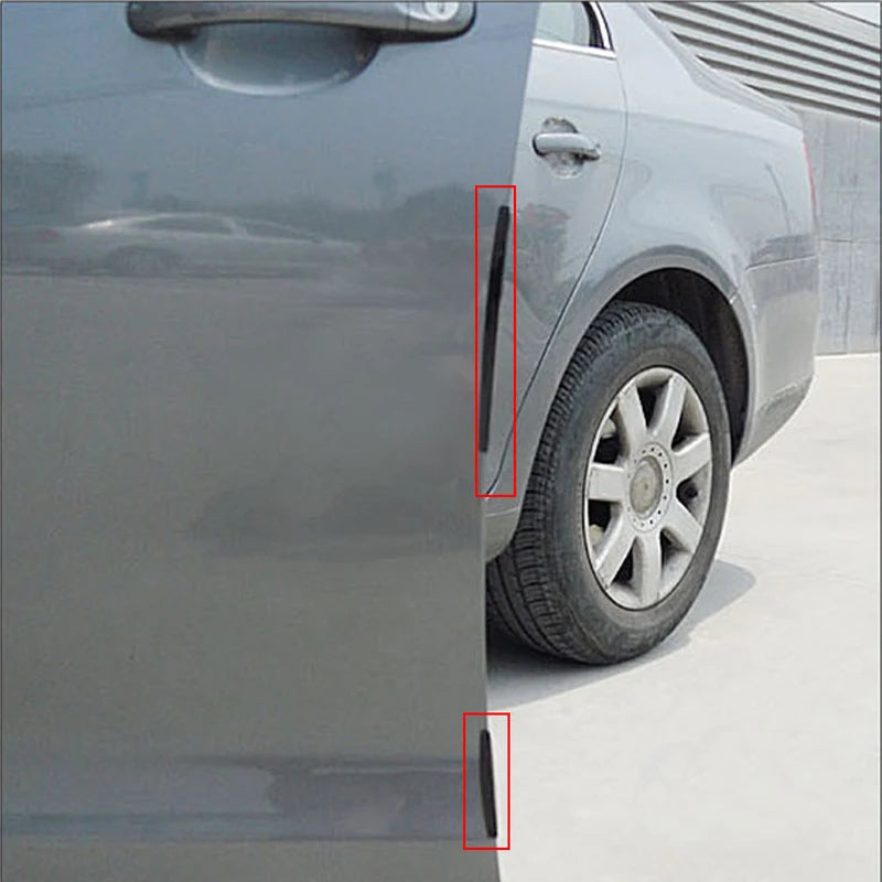 Universal Anti-Scratch Car Door Edge and Bumper Protector Set – Black or Transparent