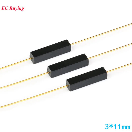 3x11mm Magnetic Reed Switch – Normally Open, NO Contact Sensor for DIY & Electronics Projects