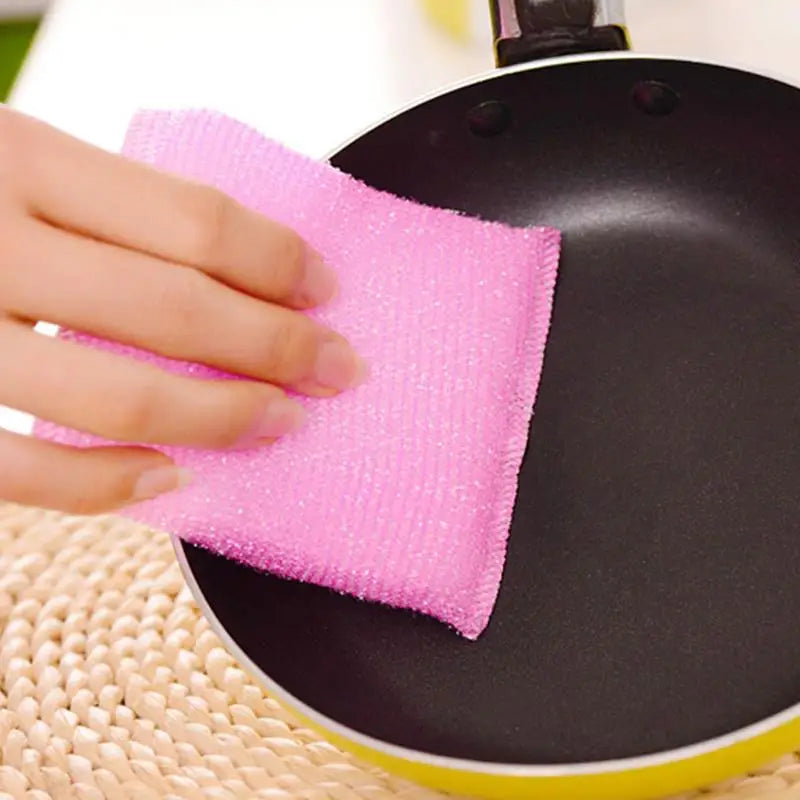 Non-Scratch Kitchen Sponge Scouring Pad – Lightweight, Reusable, 20g