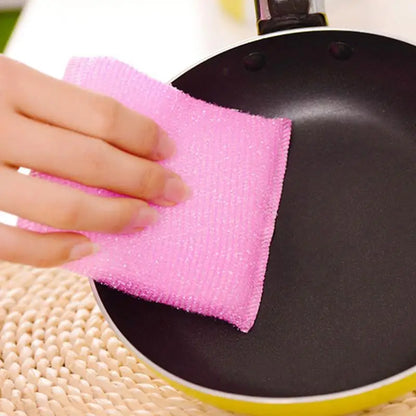 Non-Scratch Kitchen Sponge Scouring Pad – Lightweight, Reusable, 20g