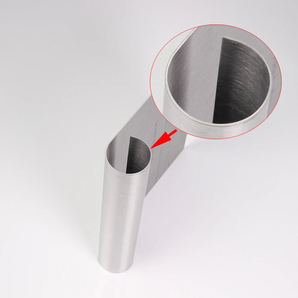 Stainless Steel Dough Scraper & Pastry Cutter – With Curved Handle, Bench Chopper Tool