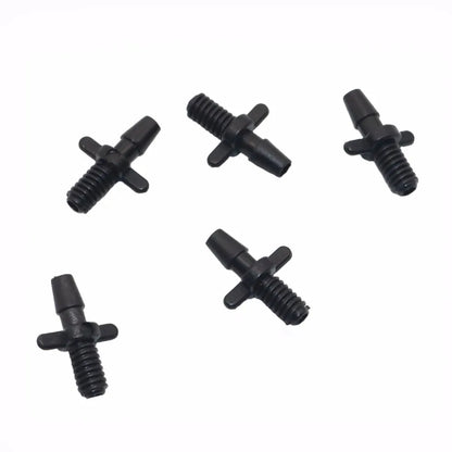 100pcs Irrigation Split Connectors – 5mm Thread Adapters for 3/5mm Micro Drip Hose