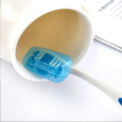 Toothbrush Head Covers – 5-Piece Set, Travel-Friendly, Food-Grade Plastic