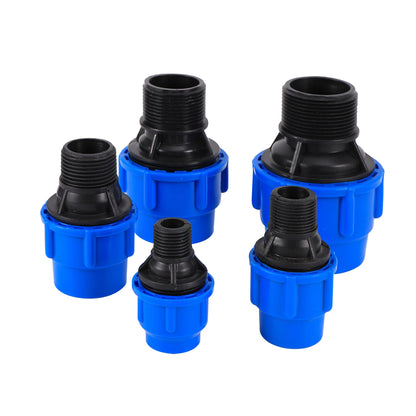 50-Pack 1/4 Inch Hose Brackets – Quick Connect Clips for 4/7mm Drip Irrigation Tubing
