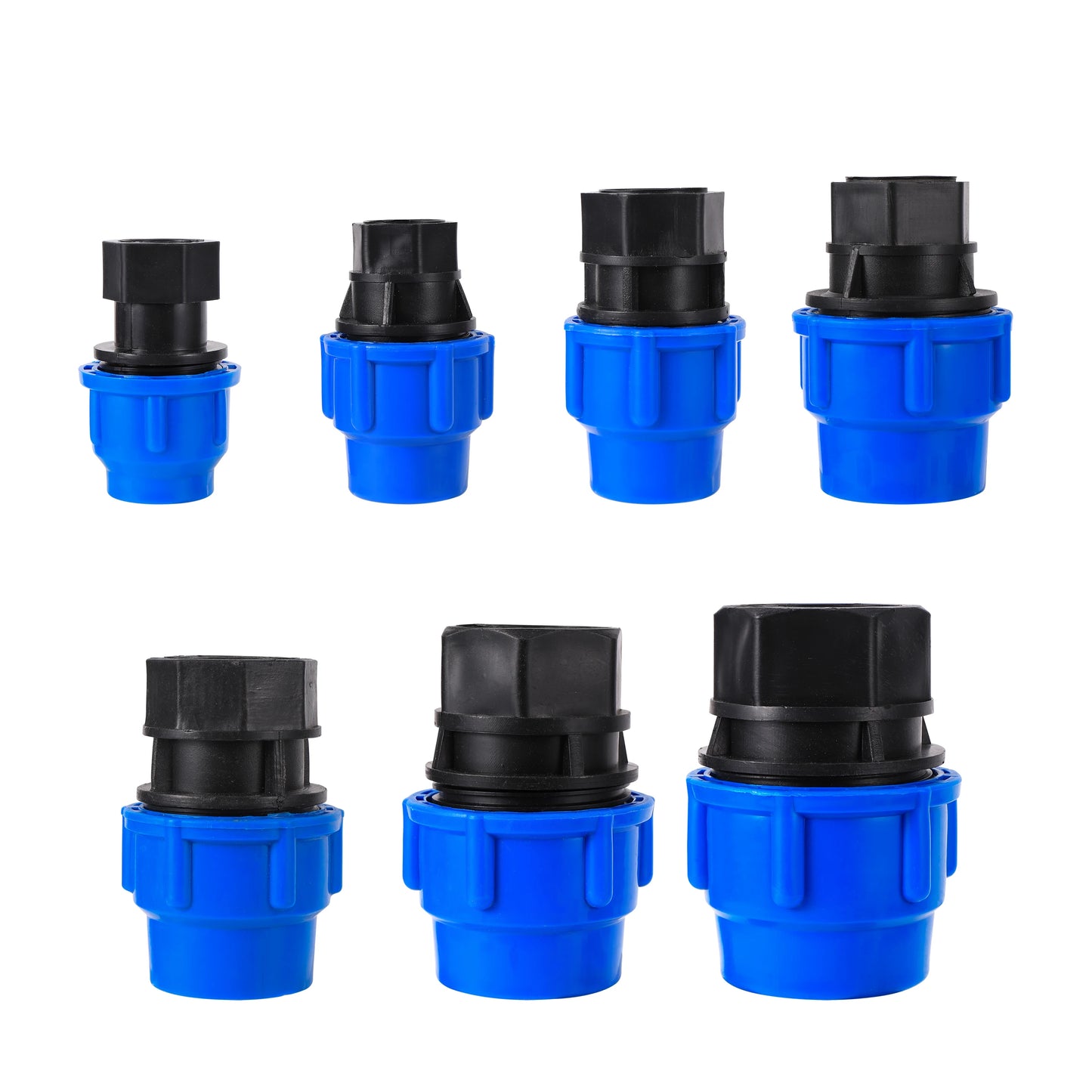 Agriculture Venturi Fertilizer Injector kit with 1/2 Inch to 3/4 Inch Thread Greenhouse Irrigation Fitting Ozone Injector 1 Set