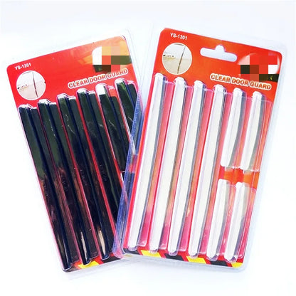 Universal Anti-Scratch Car Door Edge and Bumper Protector Set – Black or Transparent