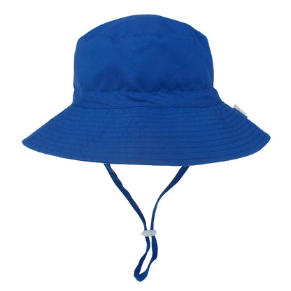Kids Sun Hat – Adjustable Chin Strap Bucket Hat with UPF50+ UV Protection – For Ages 0-8