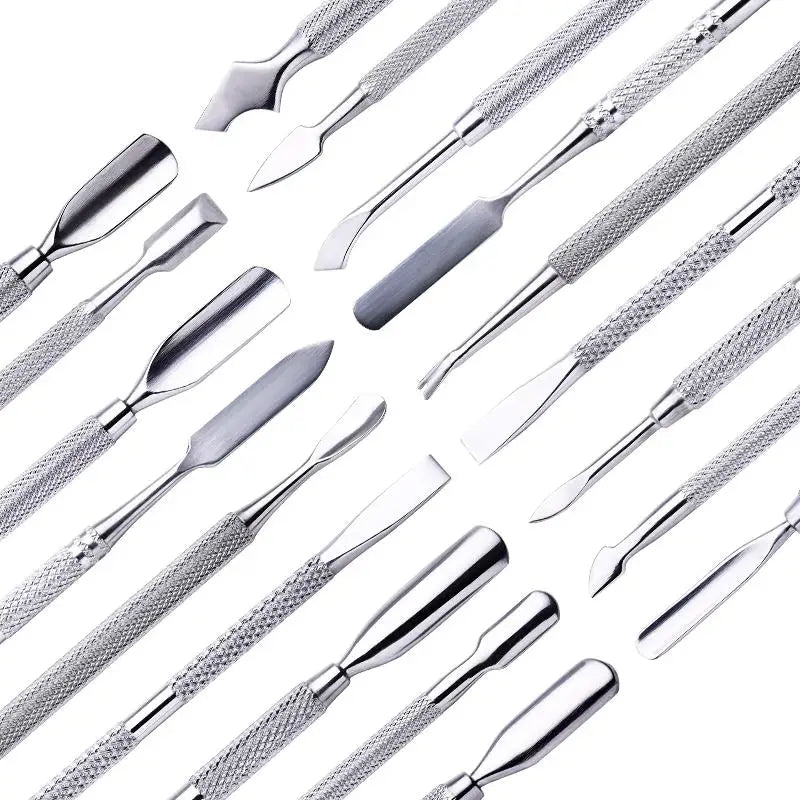 Double-Ended Cuticle Pusher - Stainless Steel