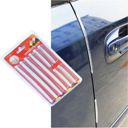 Universal Anti-Scratch Car Door Edge and Bumper Protector Set – Black or Transparent