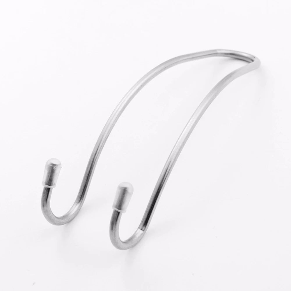 Stainless Steel Car Seat Back Hook – Multi-Function Storage Holder, Silver