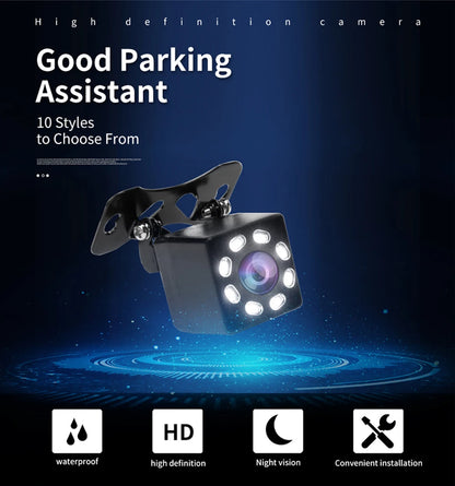 Car Rear View Backup Camera with Guiding Line – Waterproof IP67, 648×480 Resolution