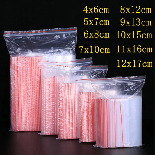 200ml Reusable Plastic Food Storage Bags – Square, Foldable, Eco-Friendly