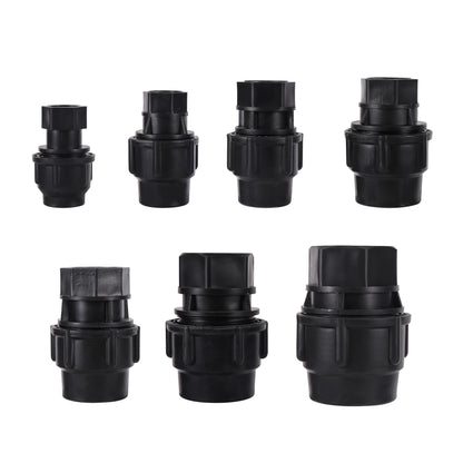 50-Pack 1/4 Inch Hose Brackets – Quick Connect Clips for 4/7mm Drip Irrigation Tubing