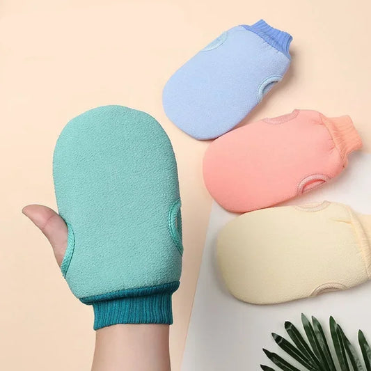 Exfoliating Bath Gloves – Polyester Body Scrub Gloves for Skin Care – 23 × 12.5 cm