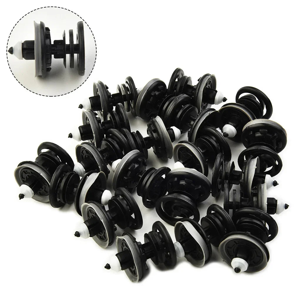 Door Panel Clips Nylon Fastener Push Type – 20 pcs