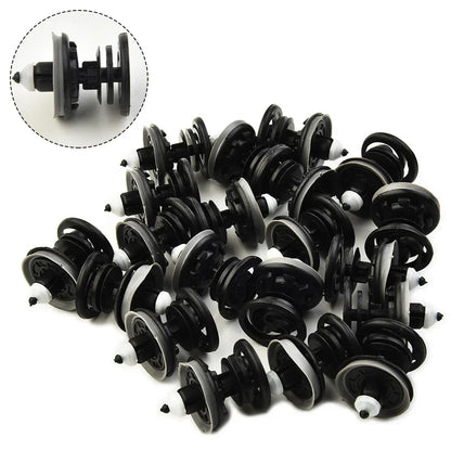 Door Panel Clips Nylon Fastener Push Type – 20 pcs