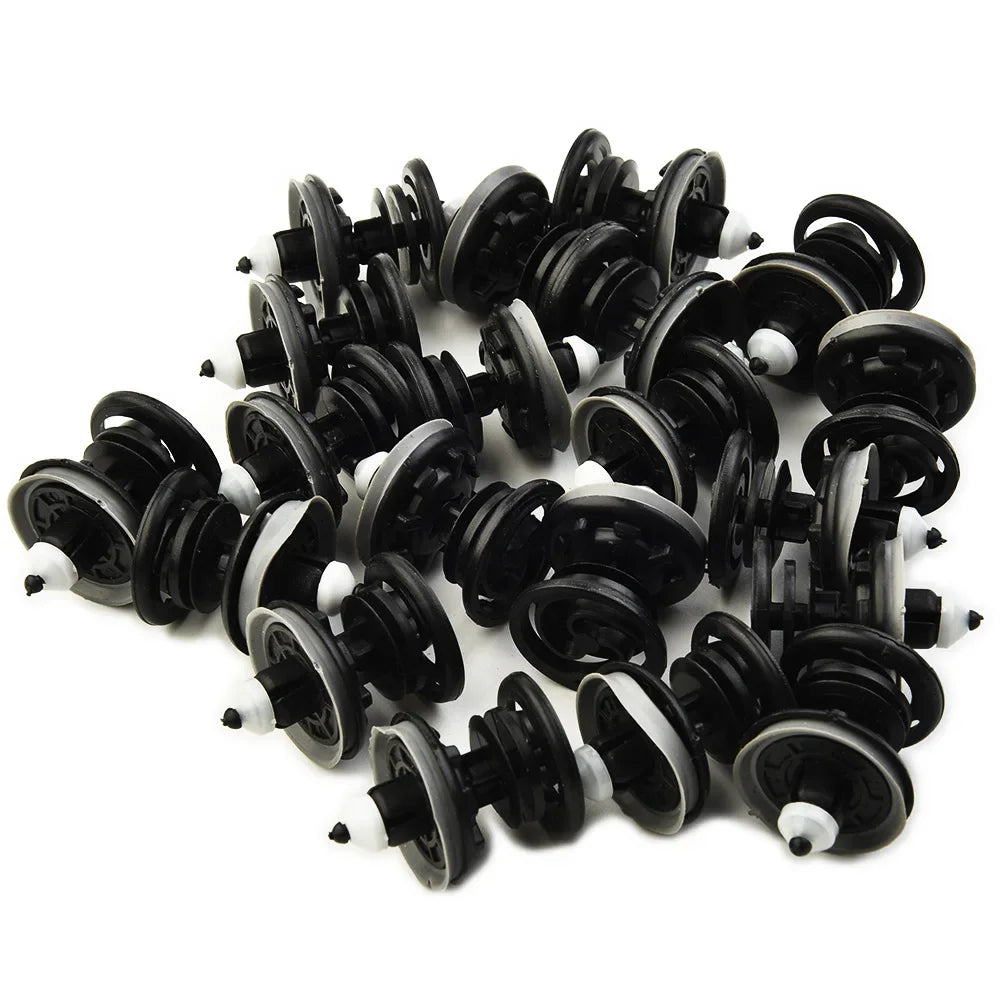Door Panel Clips Nylon Fastener Push Type – 20 pcs