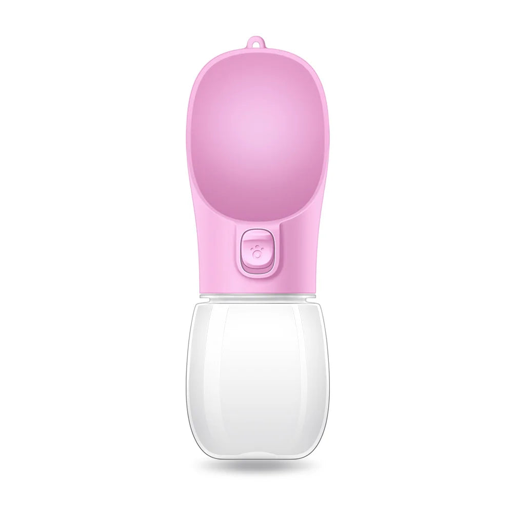 Portable Dog Water Bottle – Eco-Friendly PC Plastic Pet Water Dispenser with Lanyard – 300ml, 350ml, 550ml