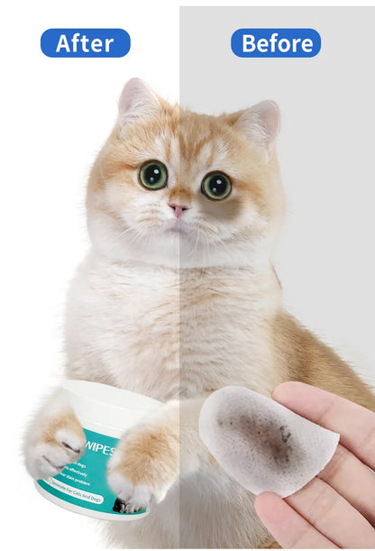 Gentle Pet Eye and Fur Cleaning Wipes – For Dogs and Cats