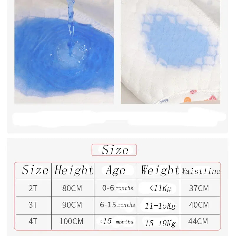 Cotton Baby Diapers – Breathable and Absorbent Nappies for 1 to 3 Years